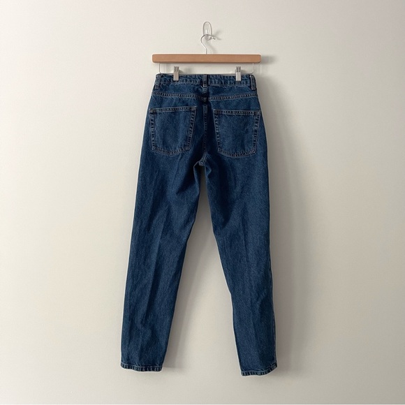 Free People We The Free (Free People) Denim Tapered Mom Jeans Size 25 - Picture 4 of 7